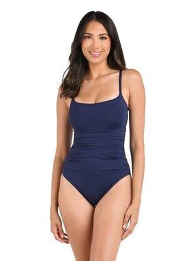 La Blanca Island Goddess Lingerie One Piece - Indigo